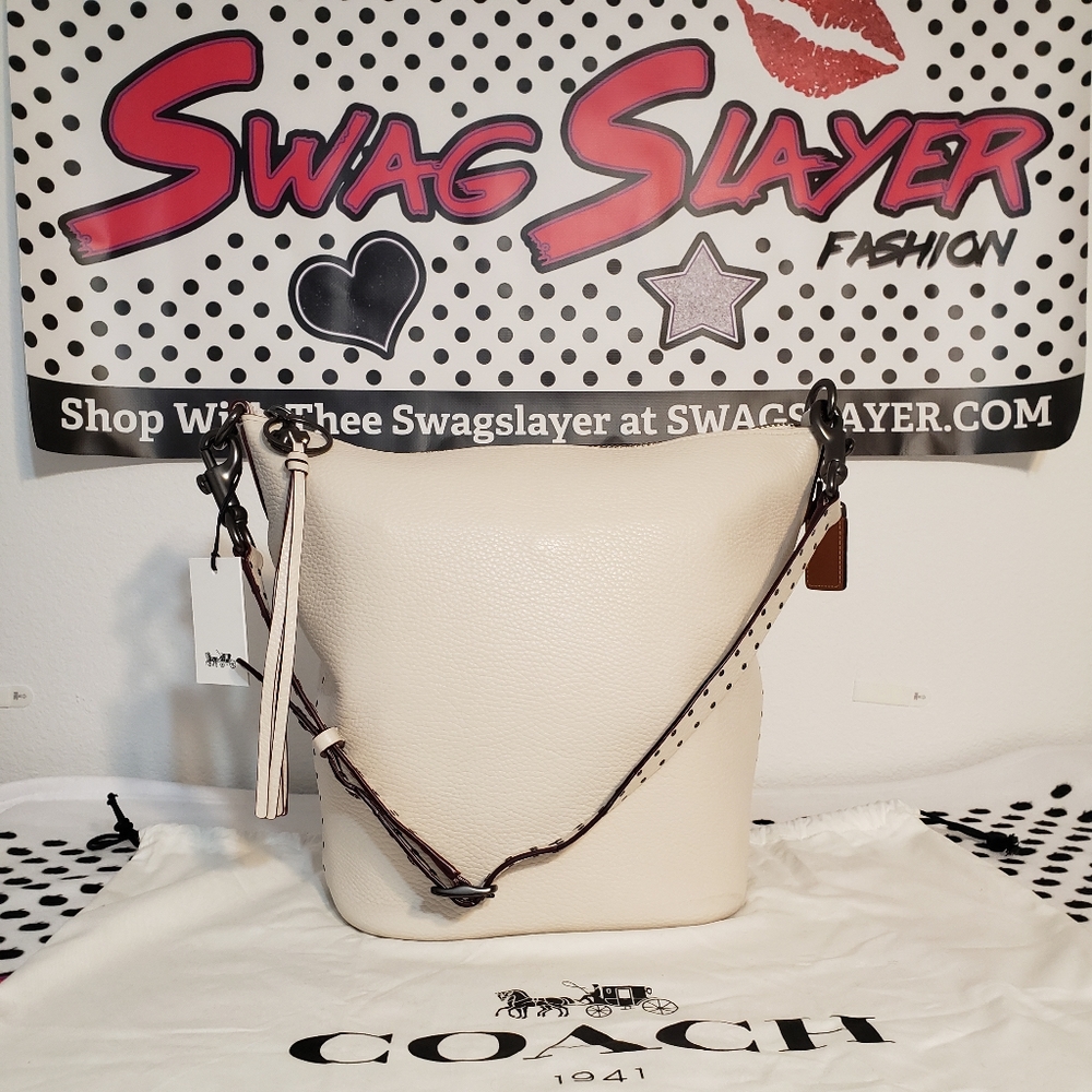 RARE Coach Bucket Bag with Rivets